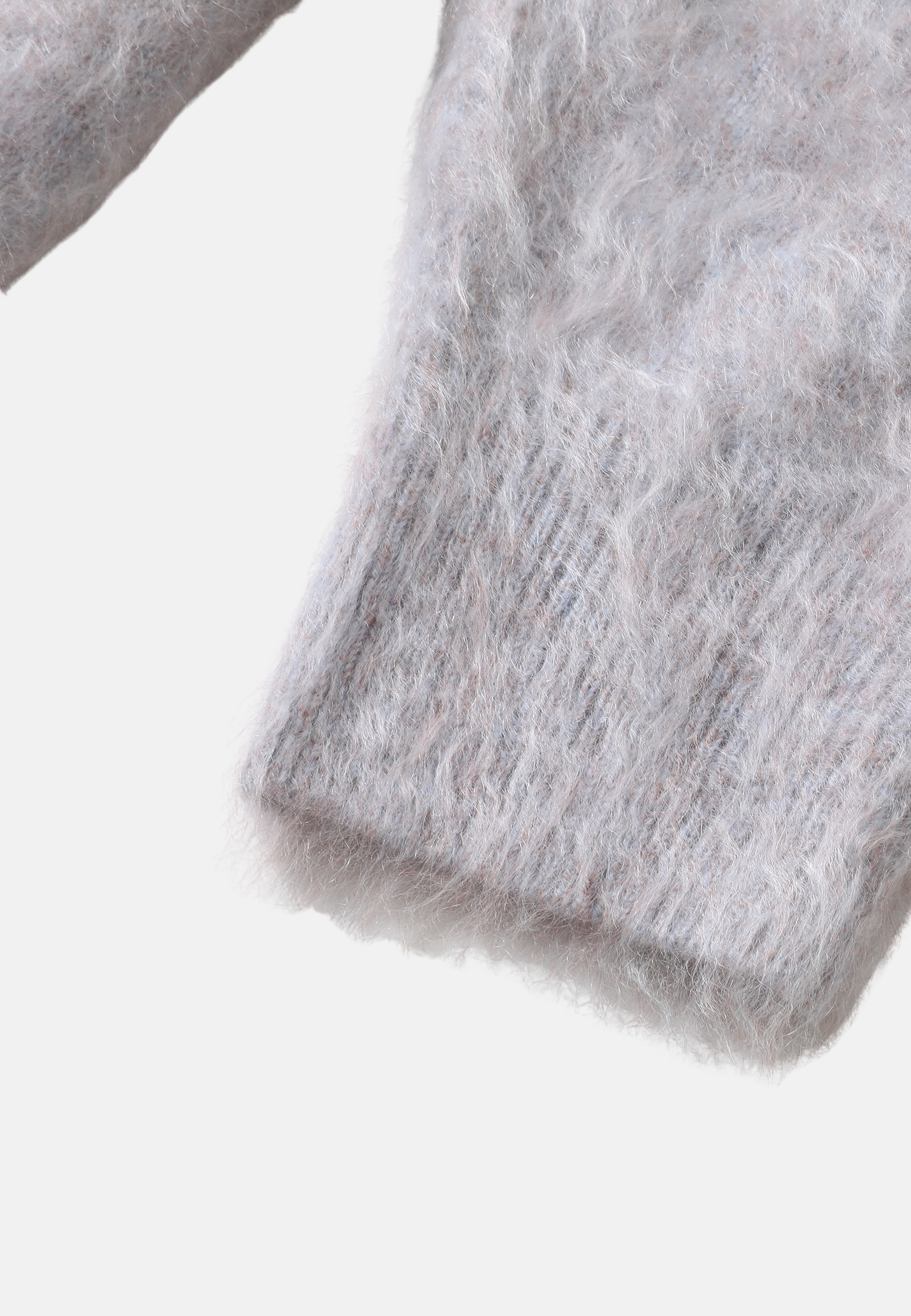 Brushed Pure Cashmere V-Neck Sweater