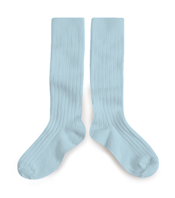 LA HAUTE - Ribbed Knee - high Socks
