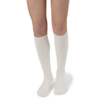 Load image into Gallery viewer, LA HAUTE - Ribbed Knee - high Socks
