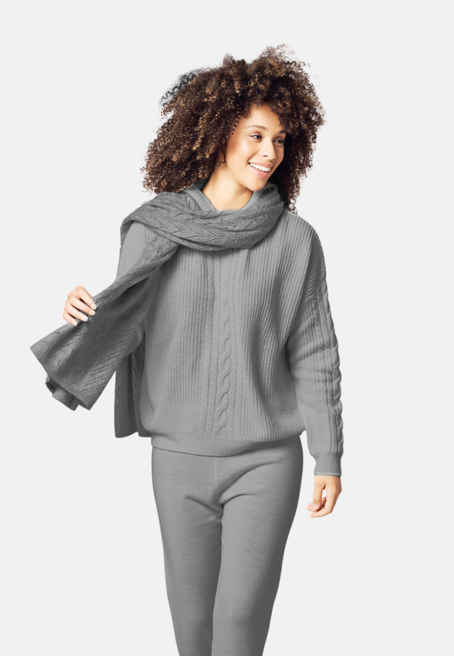 Single Cable Superfine Merino Pullover