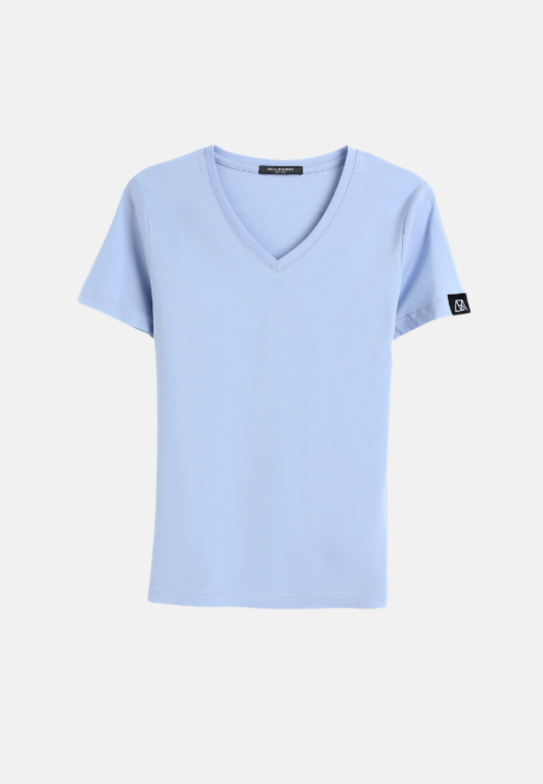 Grand V-Neck Cotton Slim Fit T-Shirt (160g)