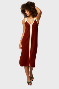 Double V Wool Tank Dress835792227696882