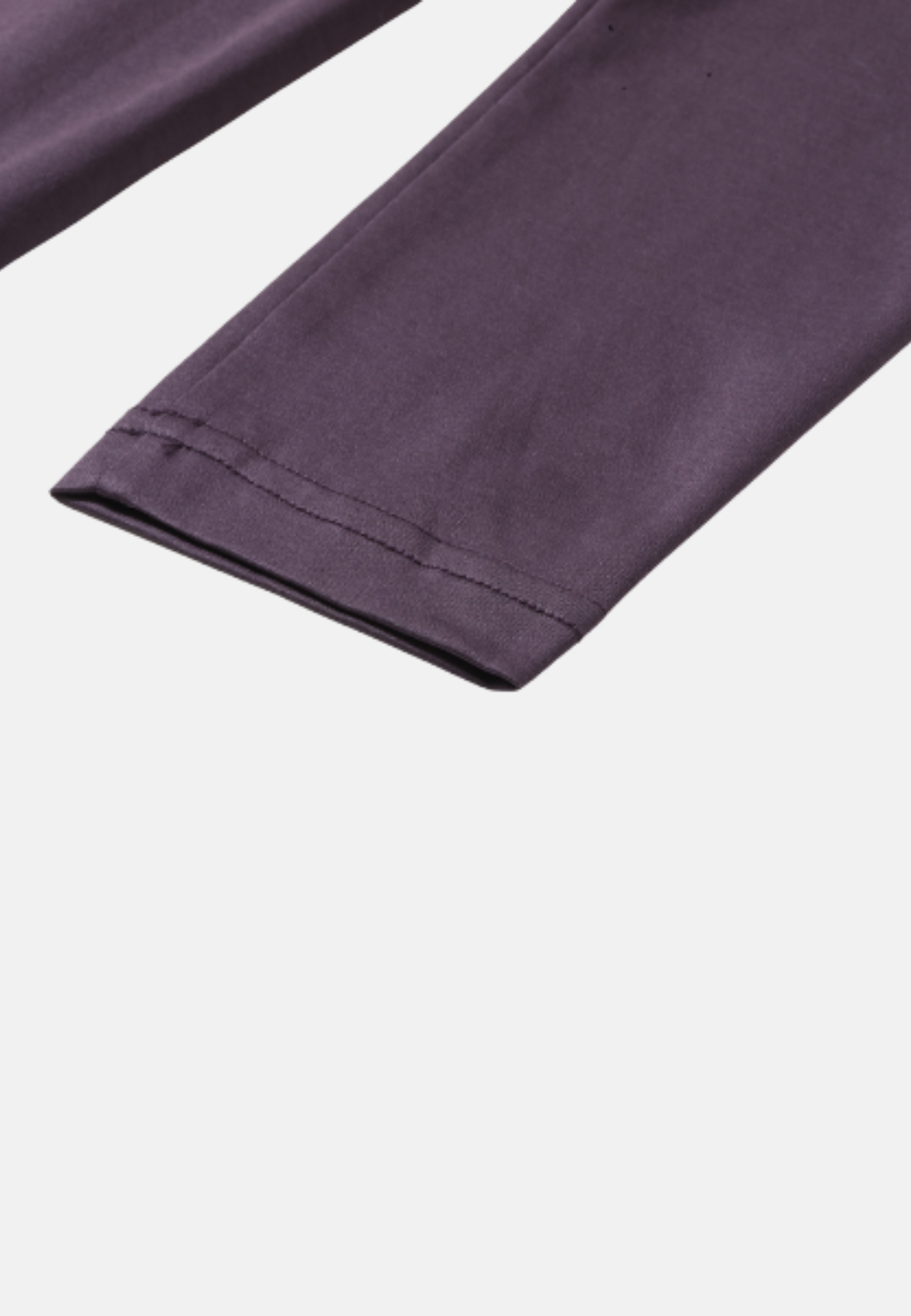 Long Sleeve Crew Neck Mercerized Cotton Women T-Shirt