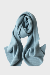 Cashmere Rib Trim Scarf 535914393256178