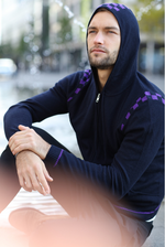 Load image into Gallery viewer, Men&#39;s Merino and Cotton Checker Print Tracksuit
