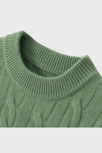 Rich Cable-Knit Cashmere Sweater2436084448133362