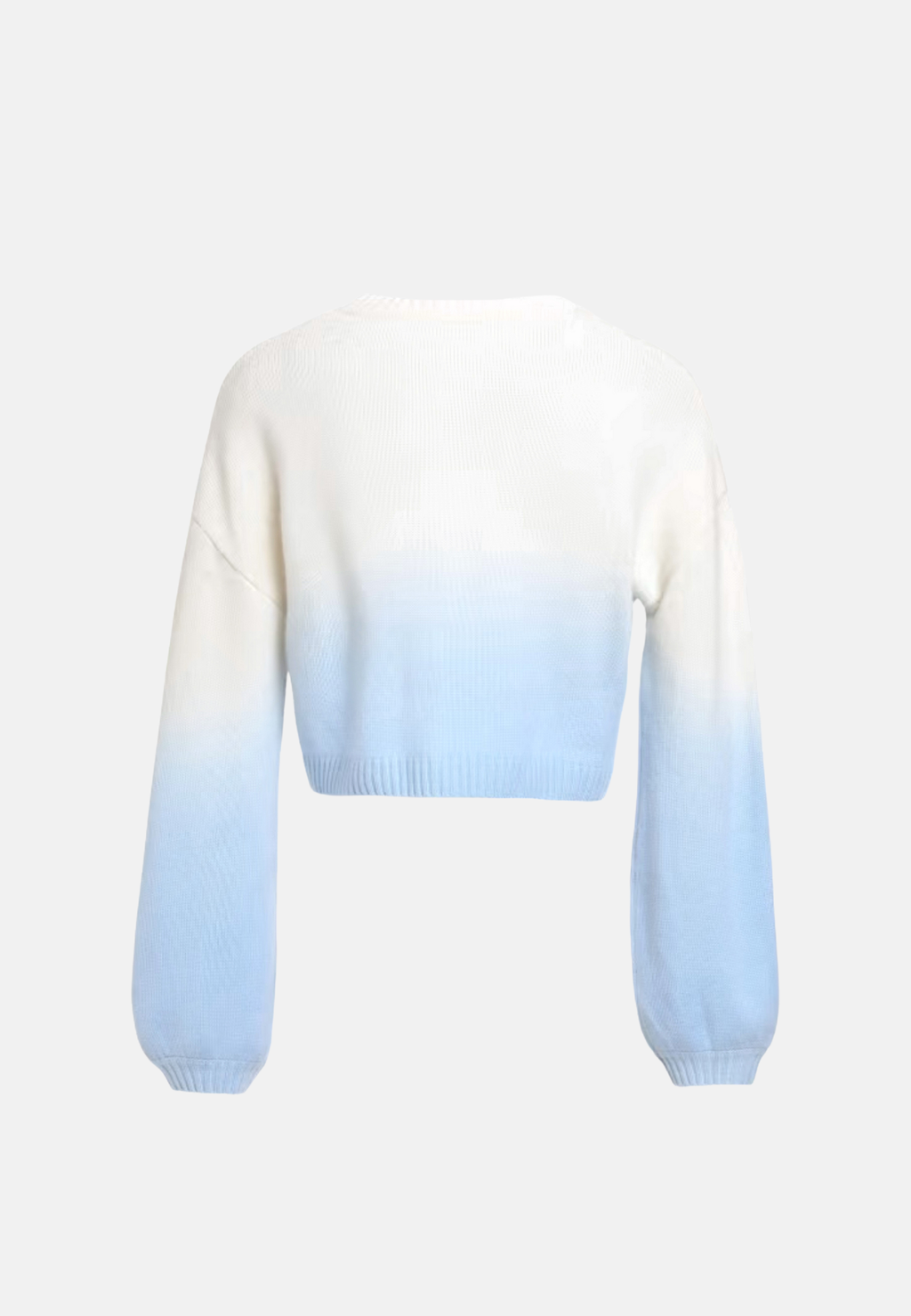 Pull court en cachemire motif ours polaire