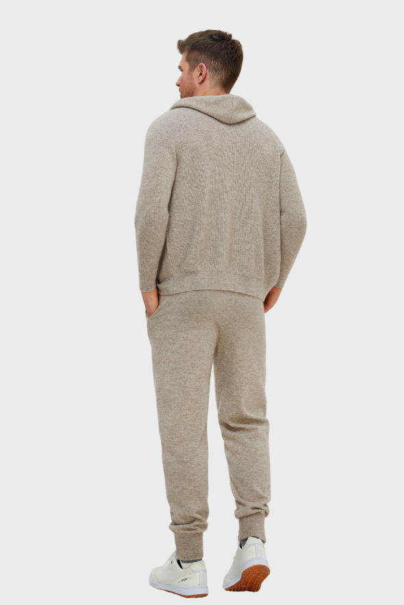 Ribbed Cashmere Jogger