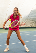 Charger l'image dans la galerie, Half-Zip Two-Way Long &amp; Half Sleeves Mini Dress ( Slim fit )
