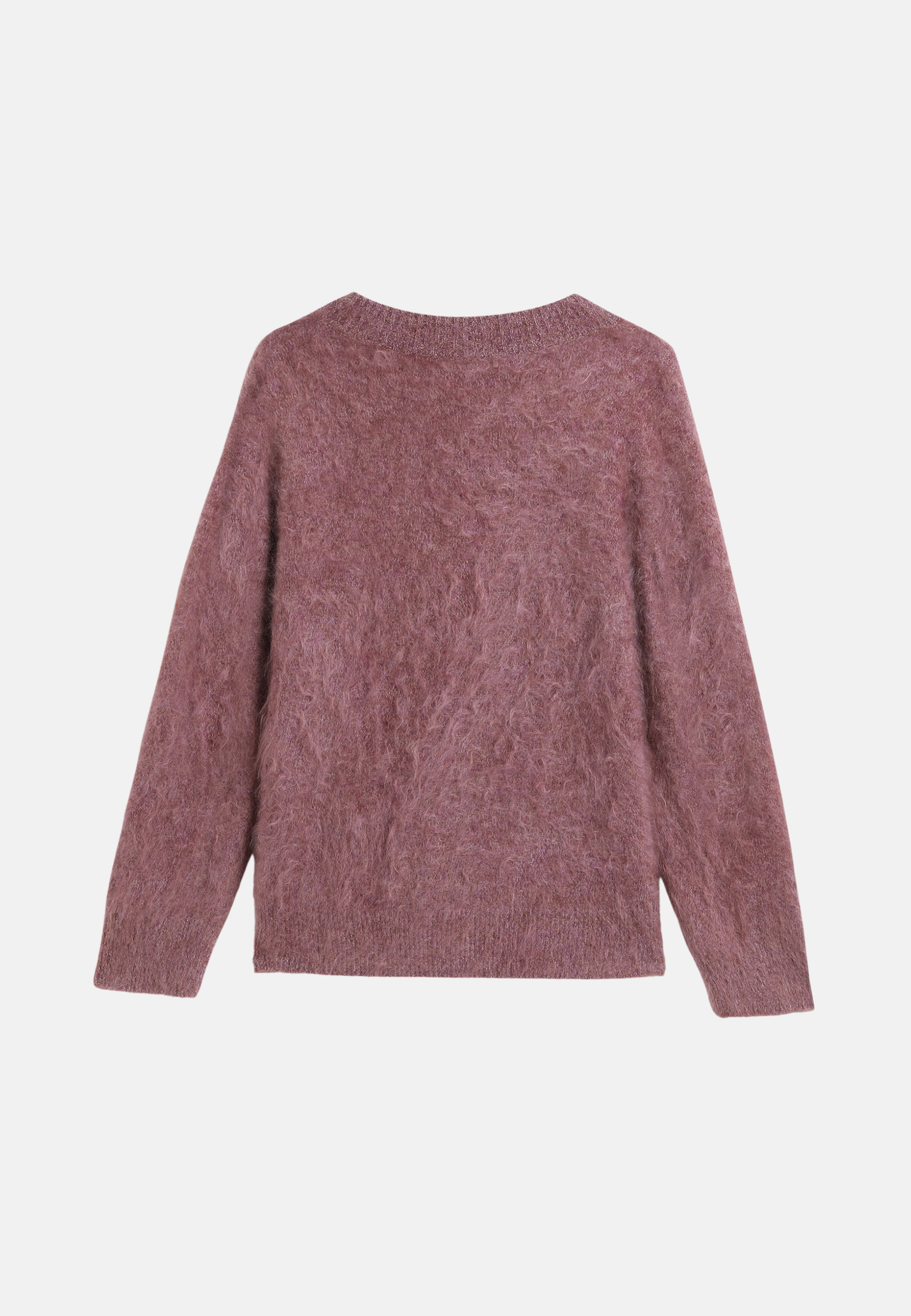 Brushed Pure Cashmere V-Neck Sweater