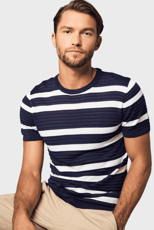 Striped Short-Sleeve T-Shirt