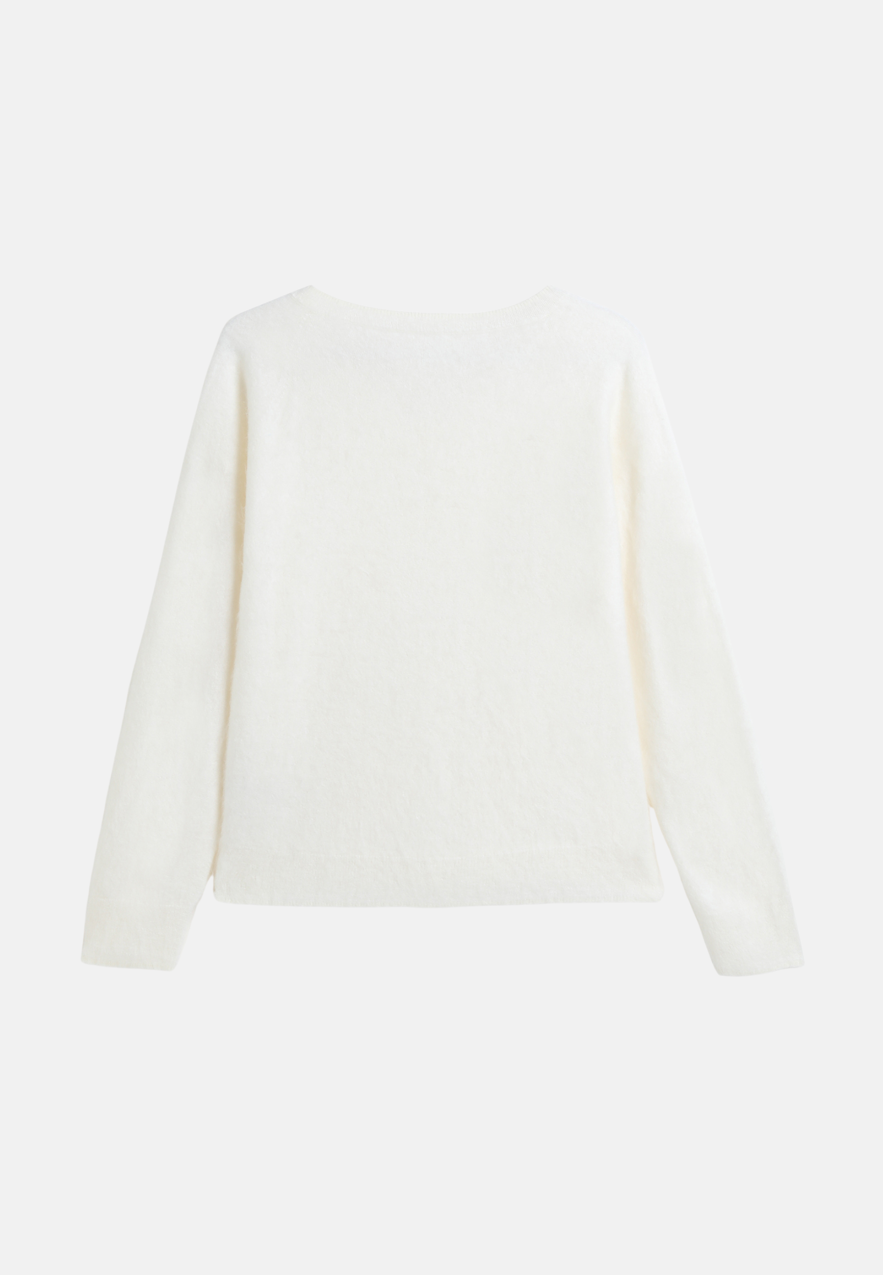 Brushed Silk Cashmere V - Neck Sweater