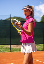 Lade das Bild in den Galerie-Viewer, Premium Cotton Blend Checkered Collar Half-Zipped Top
