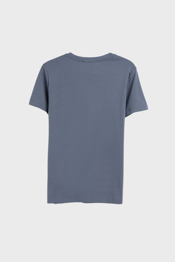 Silky Cotton V Neck  T-Shirt