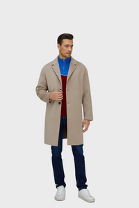 Dazzling Wool-Blend Overcoat736068052599026