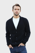 Lade das Bild in den Galerie-Viewer, Black Cashmere Cardigan
