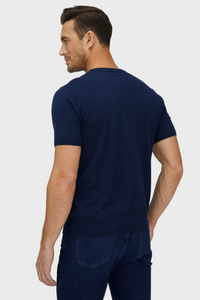 ShortTrim Fit Cotton Cashmere Henley336068772282610