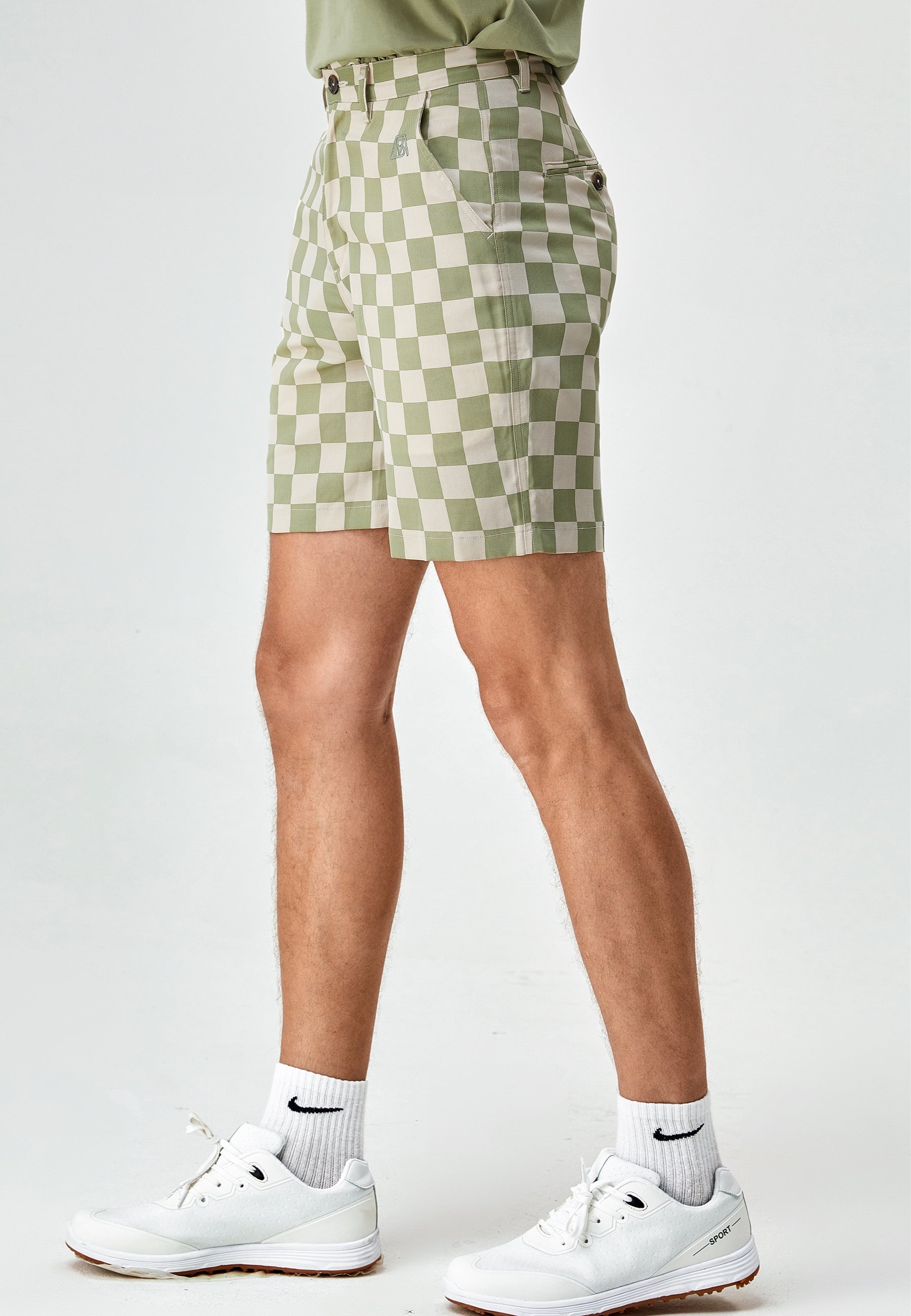 Men’s Checkered Print Shorts