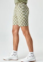 Load image into Gallery viewer, Men’s Checkered Print Shorts
