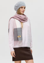 Load image into Gallery viewer, Checker Cashmere Plaid Scarf
