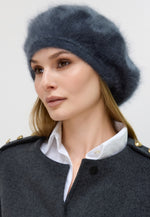 Load image into Gallery viewer, Brushed Pure Cashmere Beret
