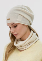 Cargar imagen en el visor de la galería, Double-Layer Cashmere Beanie
