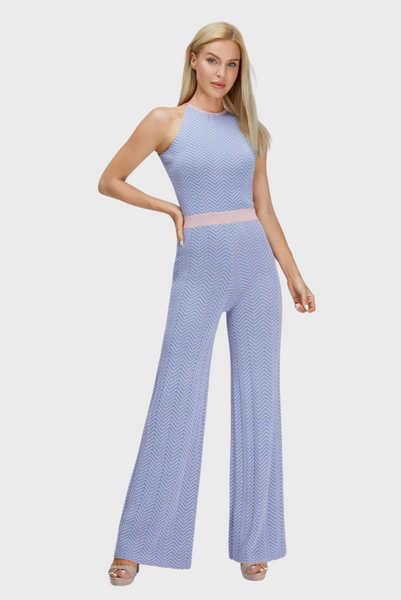 Two Tone Wool Blend Jumpsuit