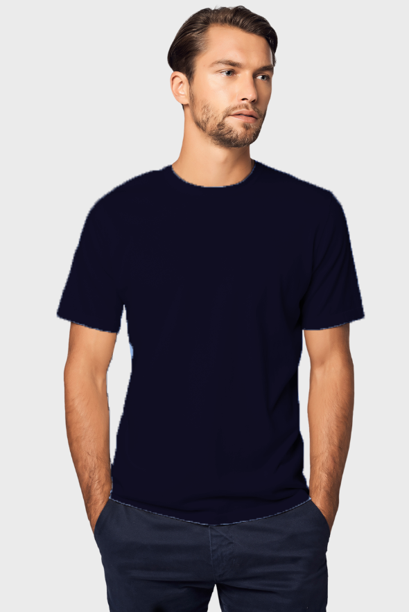 Classic Crew Neck Cotton Cashmere T-Shirt