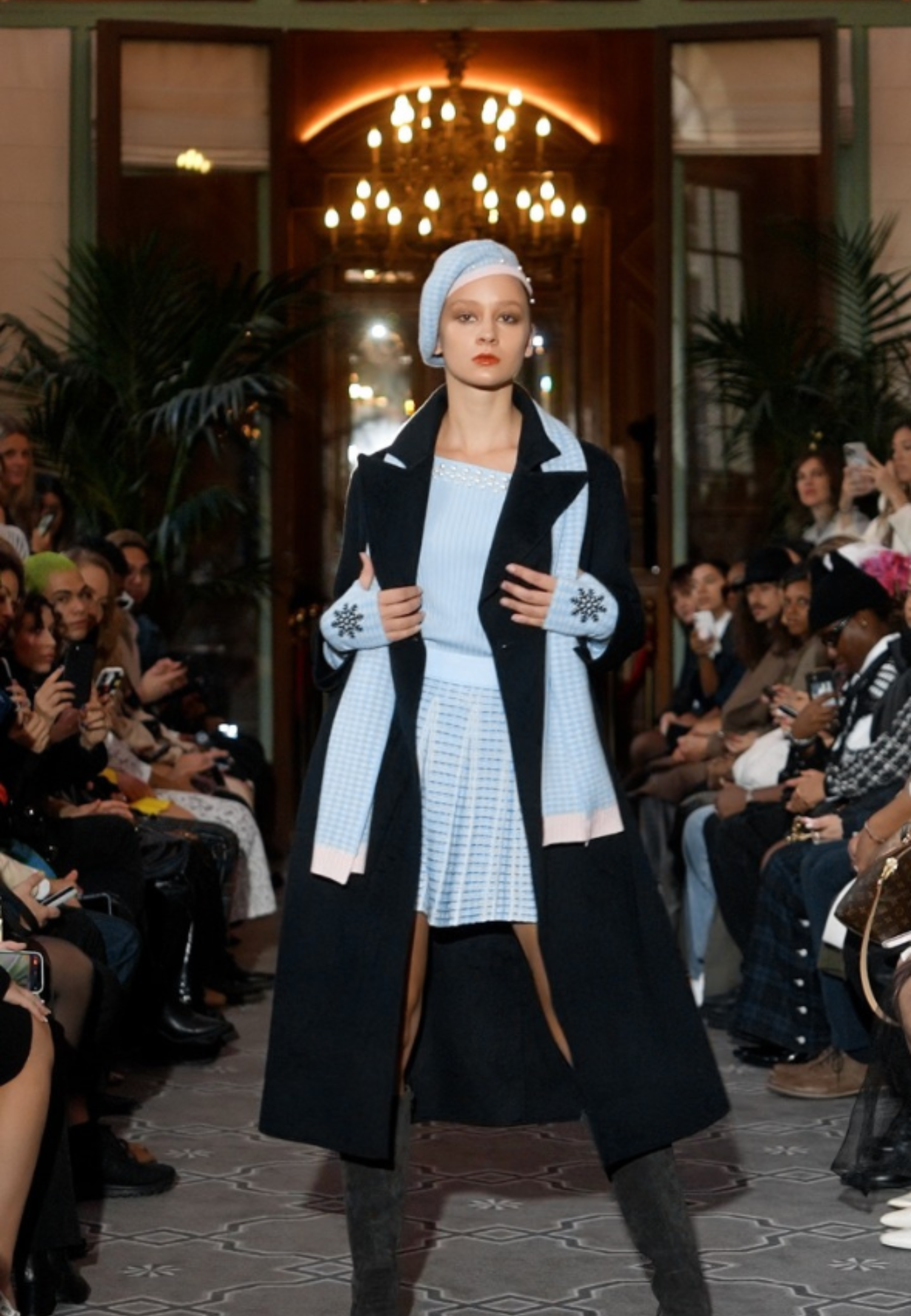 Black Handmade Wool Coat