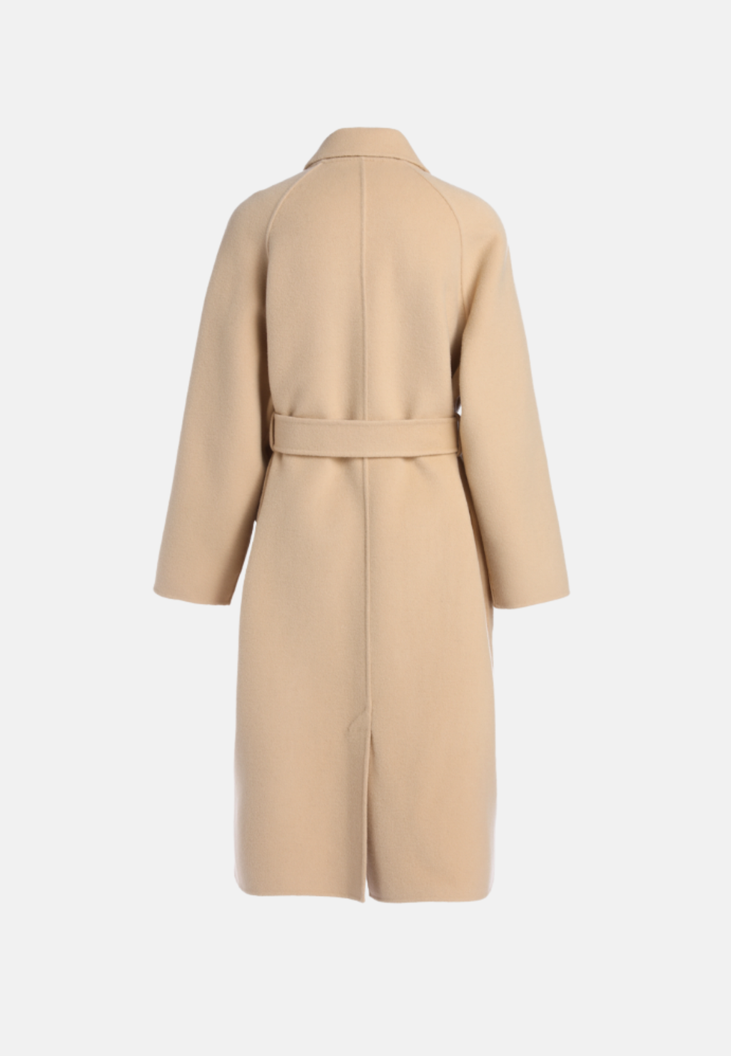 Manteau en laine beige