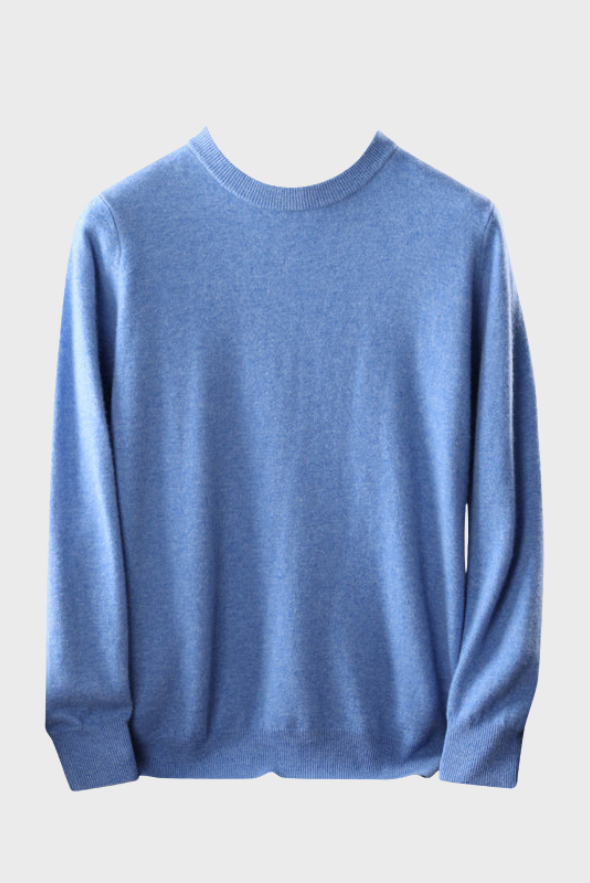 Crew-Neck Sweater ( Merino Cashmere Blended)