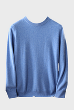 Load image into Gallery viewer, Crew-Neck Sweater ( Merino Cashmere Blended)
