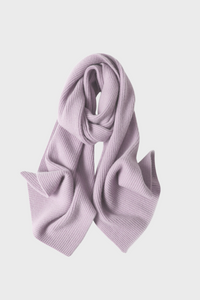 Cashmere Rib Trim Scarf 1335914393321714