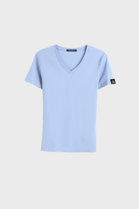 Grand V-Neck Cotton Slim Fit T-Shirt (160g)3136073657368818