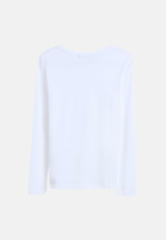 Load image into Gallery viewer, Long Sleeve Crew Neck Mercerized Cotton Women T-Shirt
