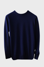 Load image into Gallery viewer, Crew-Neck Sweater ( Merino Cashmere Blended)
