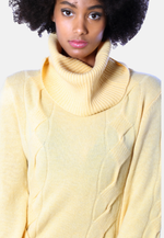 Load image into Gallery viewer, Cashmere Turtleneck Mini-Sweater
