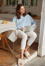 Load image into Gallery viewer, Sabrina Boat Neck Merino-Cashmere Sweater
