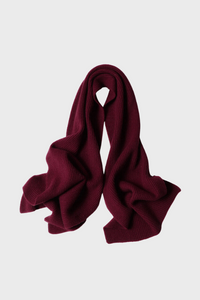 Cashmere Rib Trim Scarf 1935914392731890