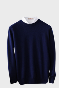 Crew-Neck Sweater ( Merino Cashmere Blended)936084948730098