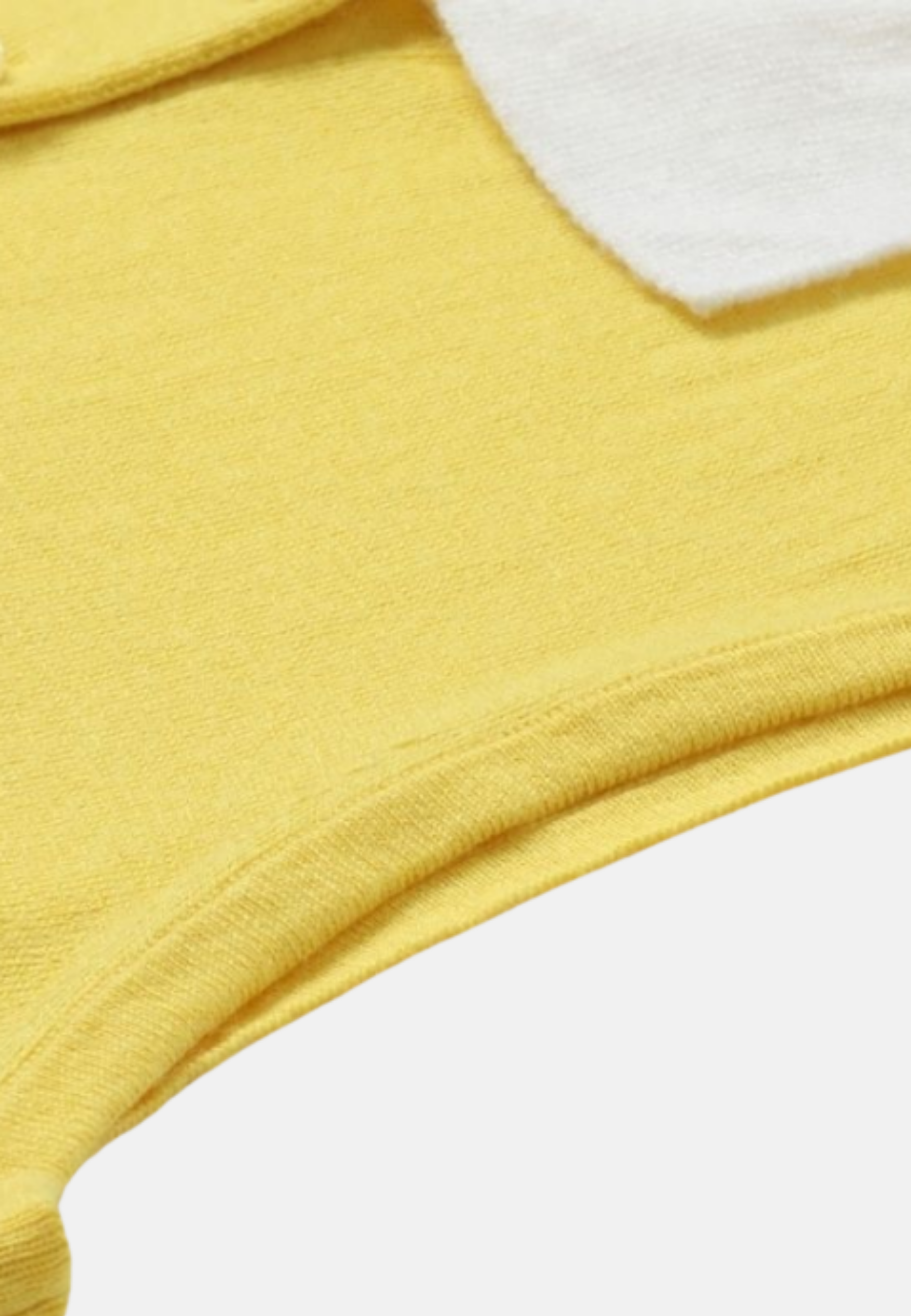 Cotton Cashmere Sleeveless Polo Shirt