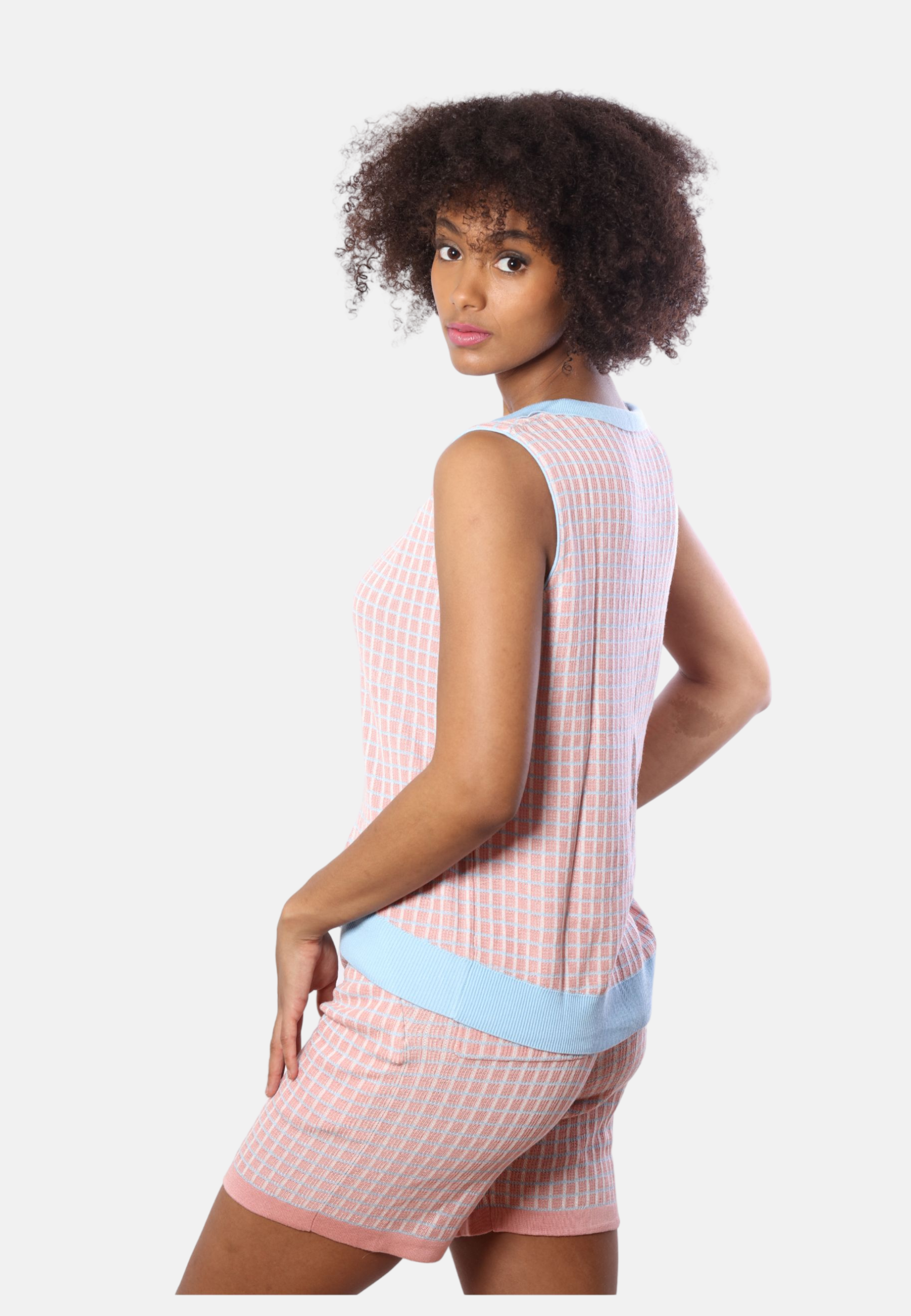 Tencel Tweed Polo Vest