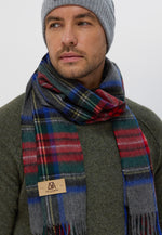 Load image into Gallery viewer, Checker Cashmere Plaid Scarf
