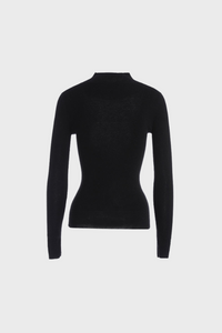 Fitted Mock-Neck Merino Sweater736085056569586