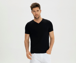 Grand V-Neck Mercerized Cotton T-Shirt2335791028420850