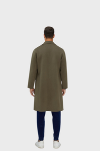 Noble Single-Breasted Merino Blend Coat1836067091284210