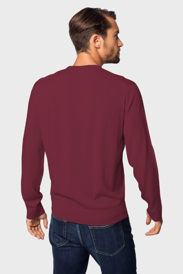 Pure Crew Neck Merino-Cashmere Sweater