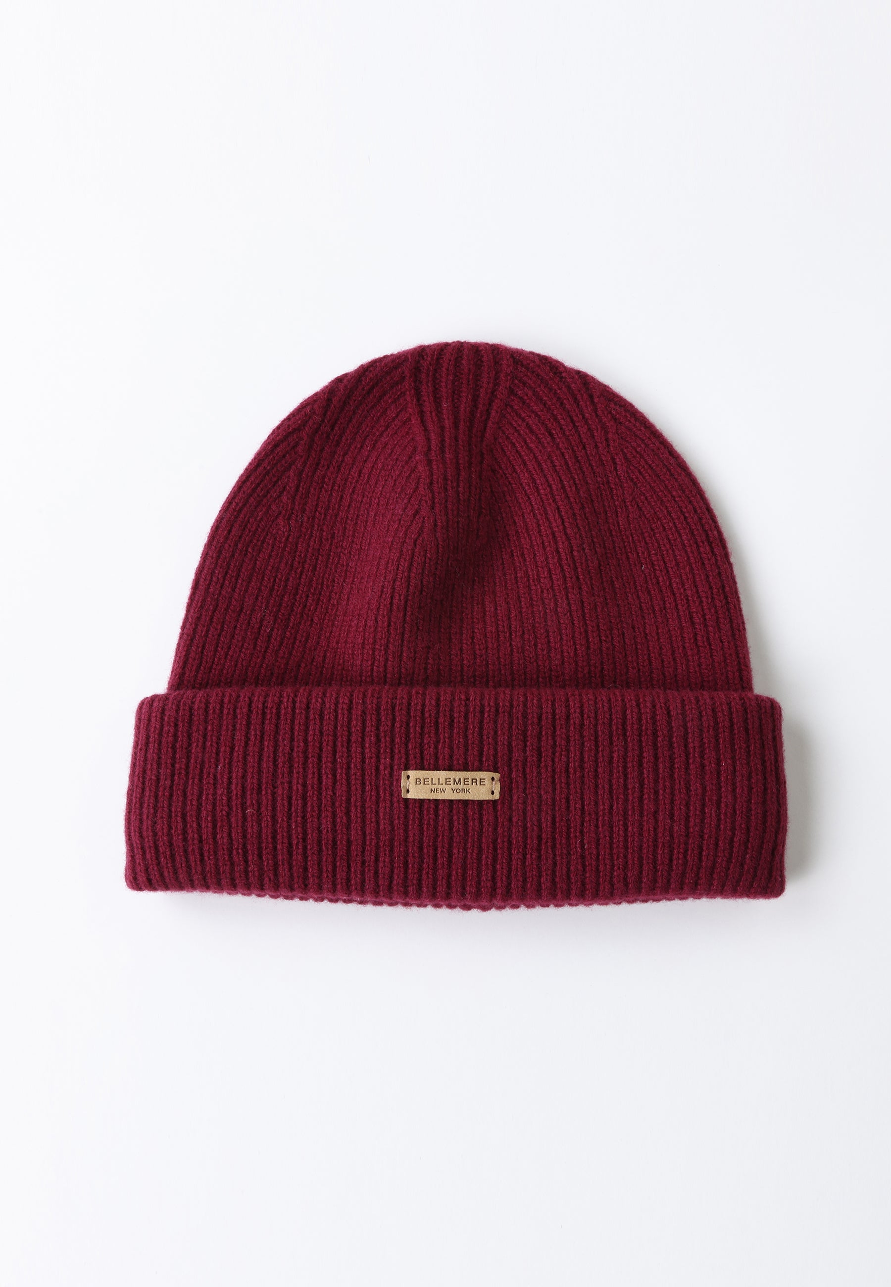 Ribbed Lambswool Beanie