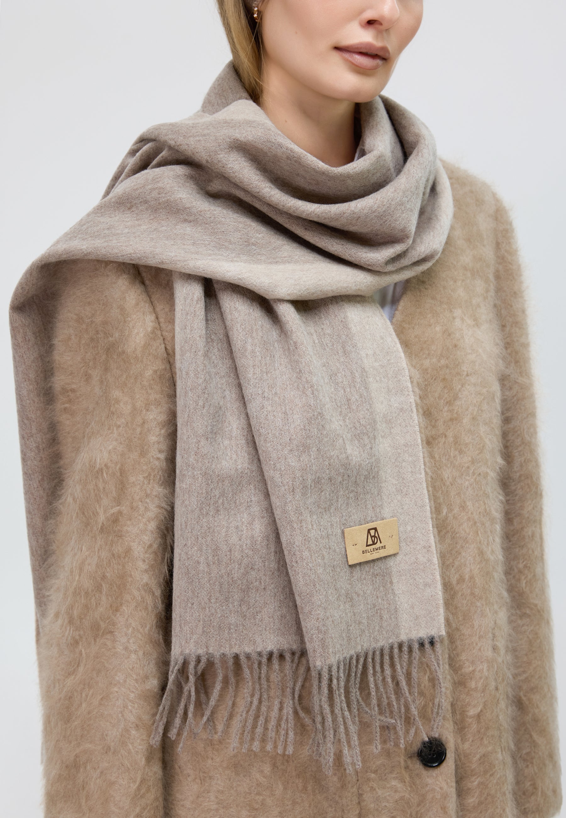 Duo-Color Cashmere Scarf