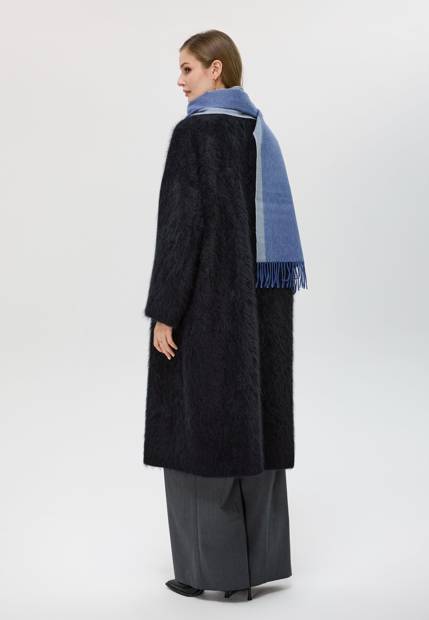 Duo-Color Cashmere Scarf